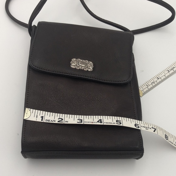 Fossil Brown Leather Cross Body Purse Bag - Picture 5 of 8